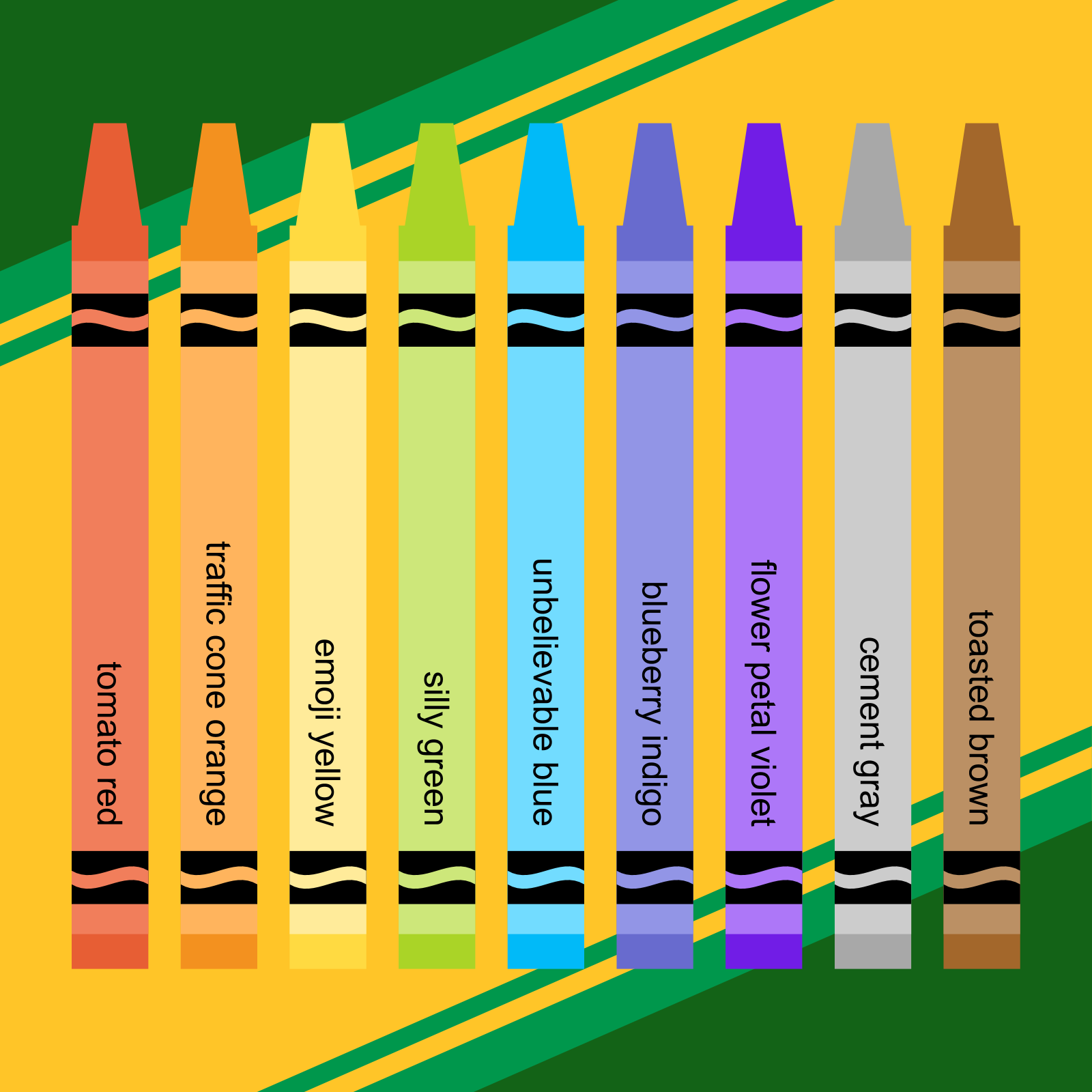 Shapegrams 16: Crayons