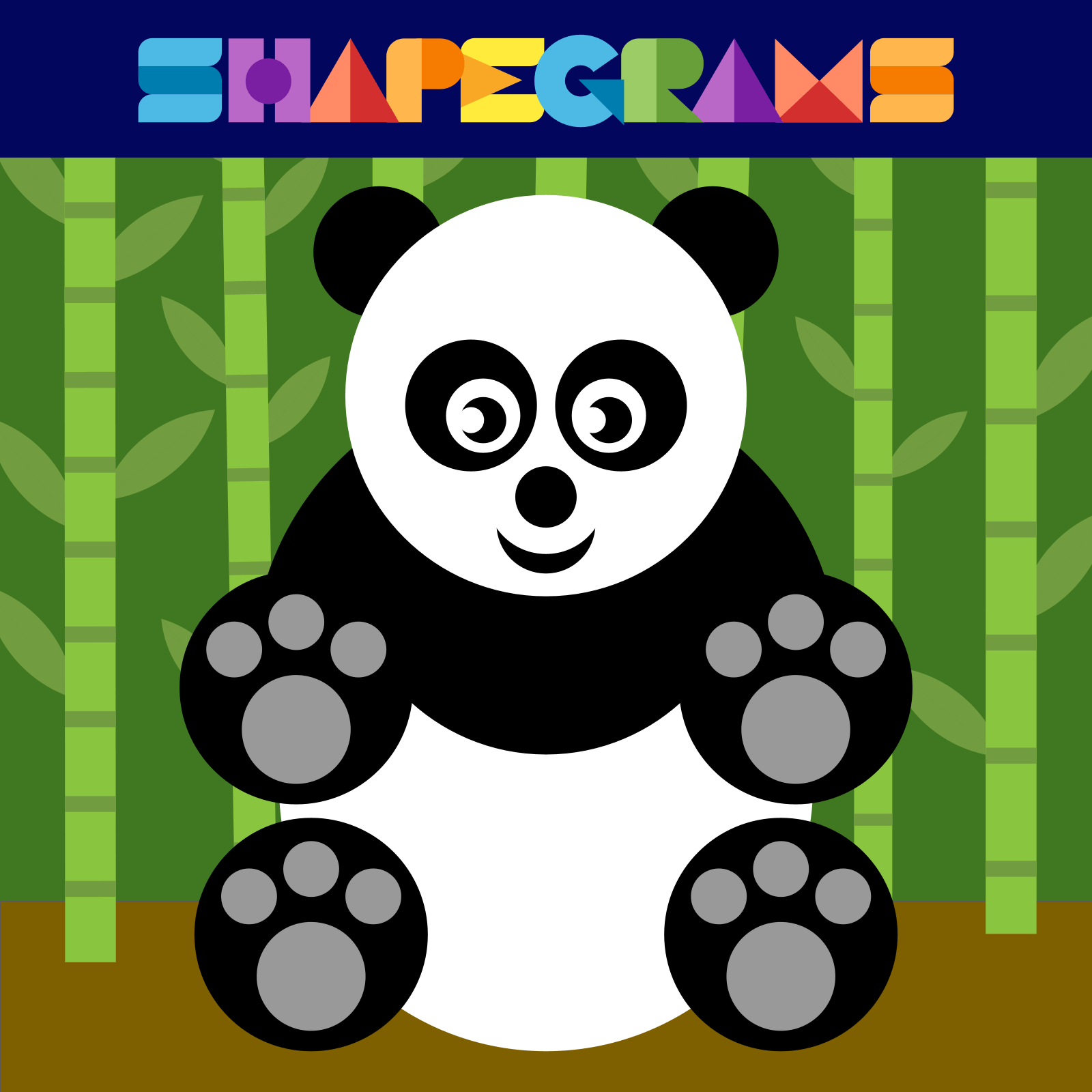 Drawing of a panda