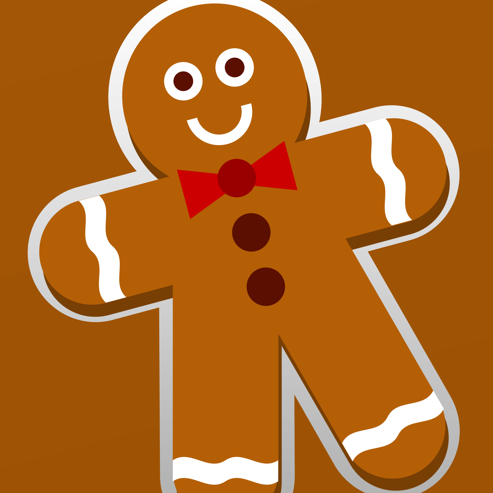 Cute gingerbread man cookie hand drawing Vector Image