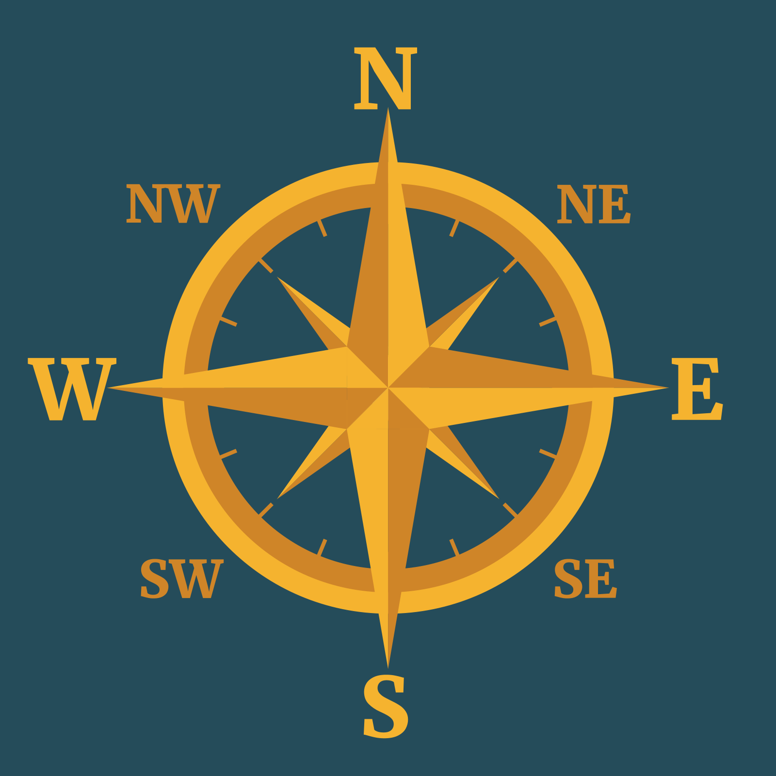 Compass Rose – Shapegrams