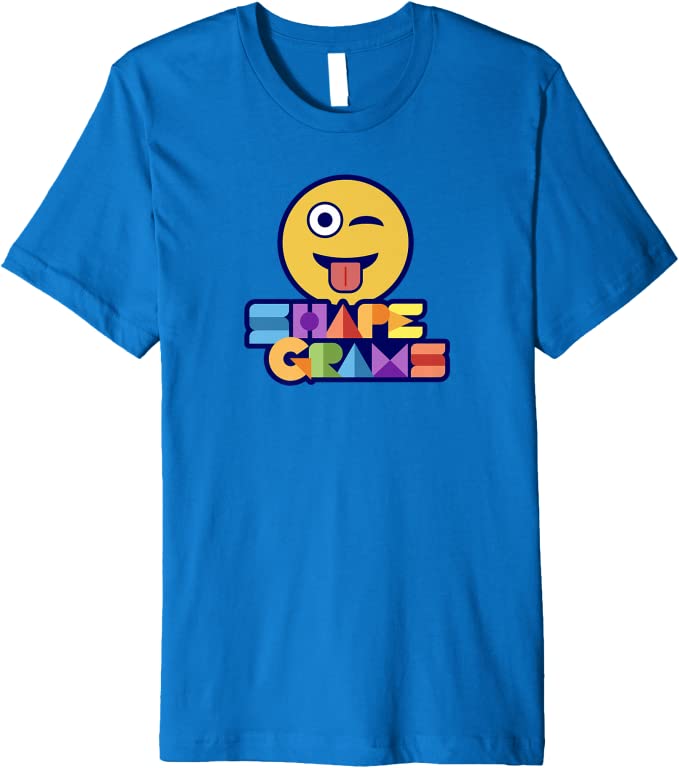 Shapegrams Logo with Funny Face shirt