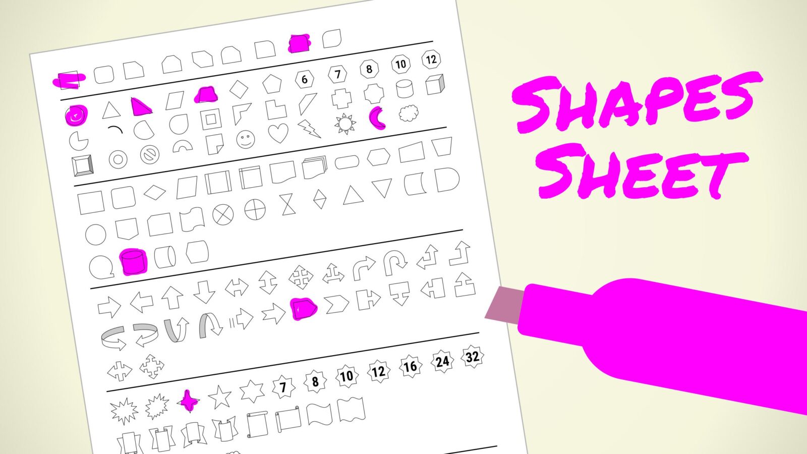Shape Sheet