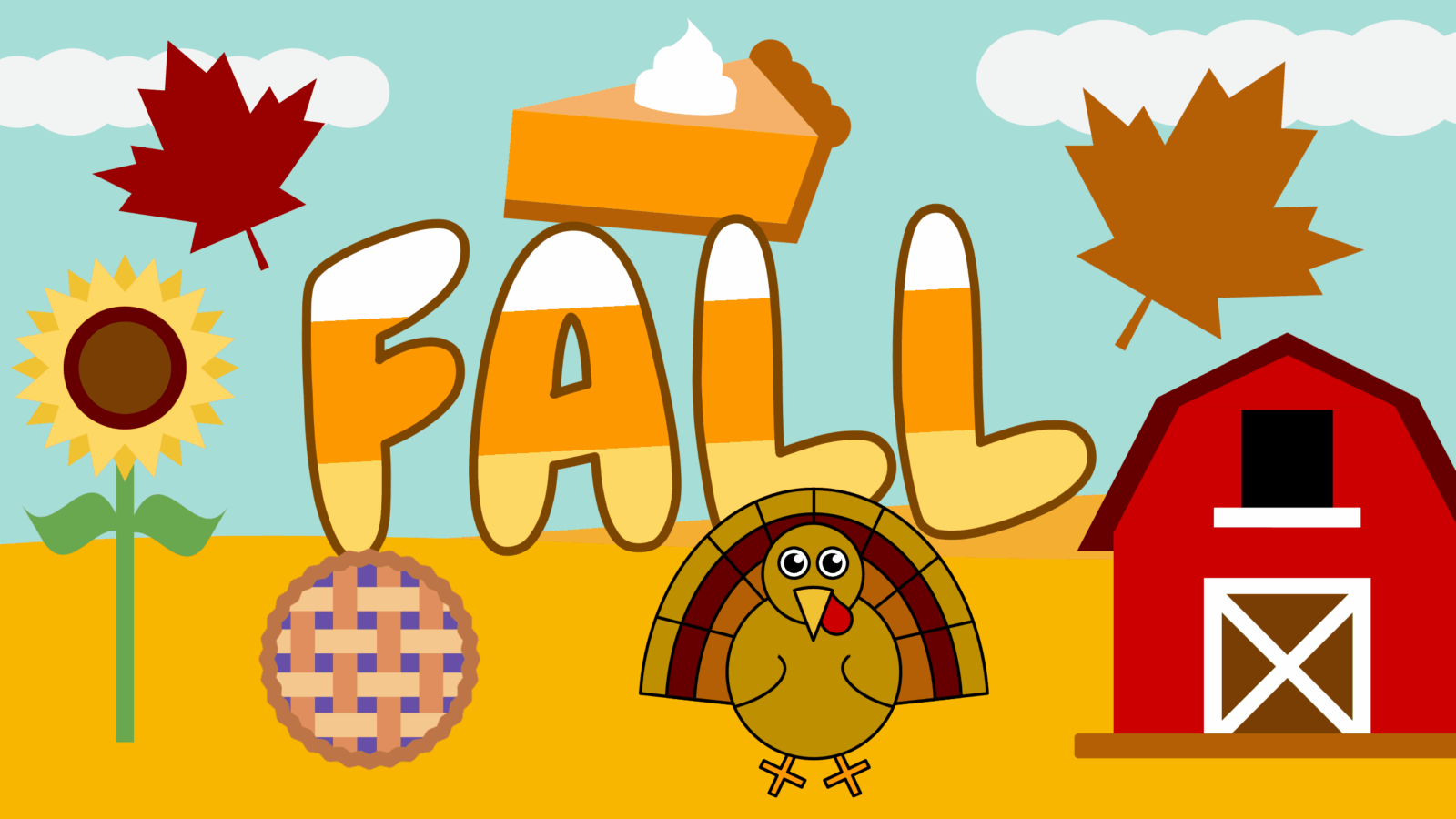 Fall Digital Art Collage