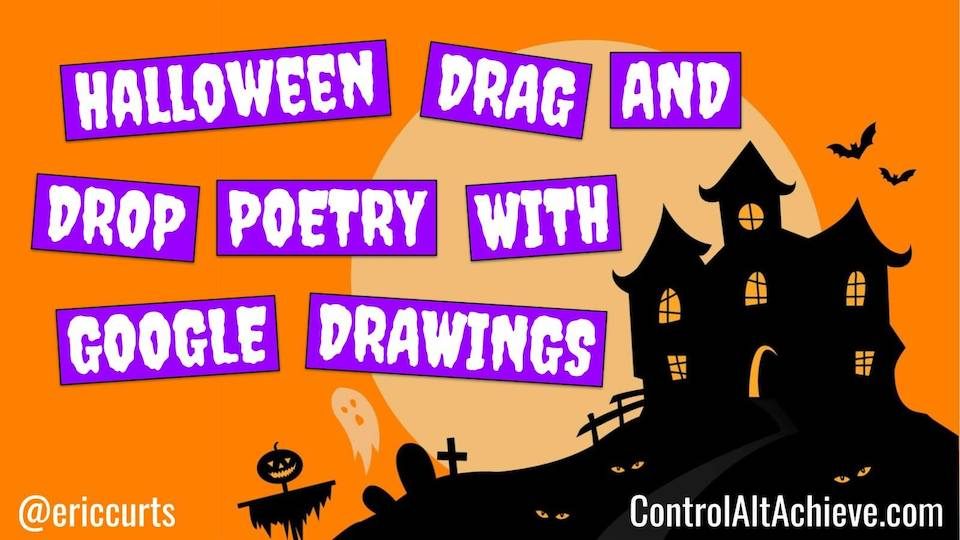 Halloween Drag and Drop Activities with Google Drawings